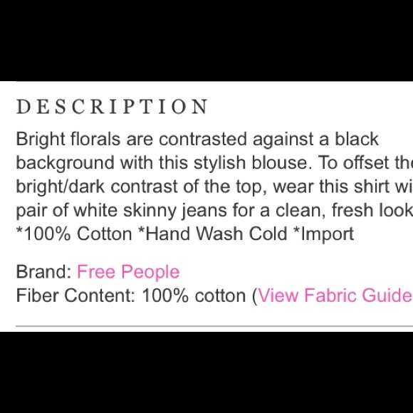 Free People Black Floral Tree Swing Tunic Dress EUC Size S - Picture 10 of 10